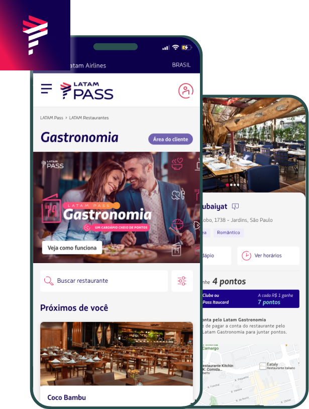 Latam Pass Gastronomia
