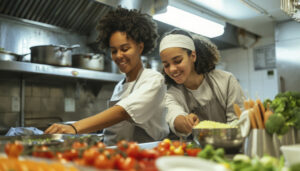 Cultura organizacional na cozinha de um restaurante