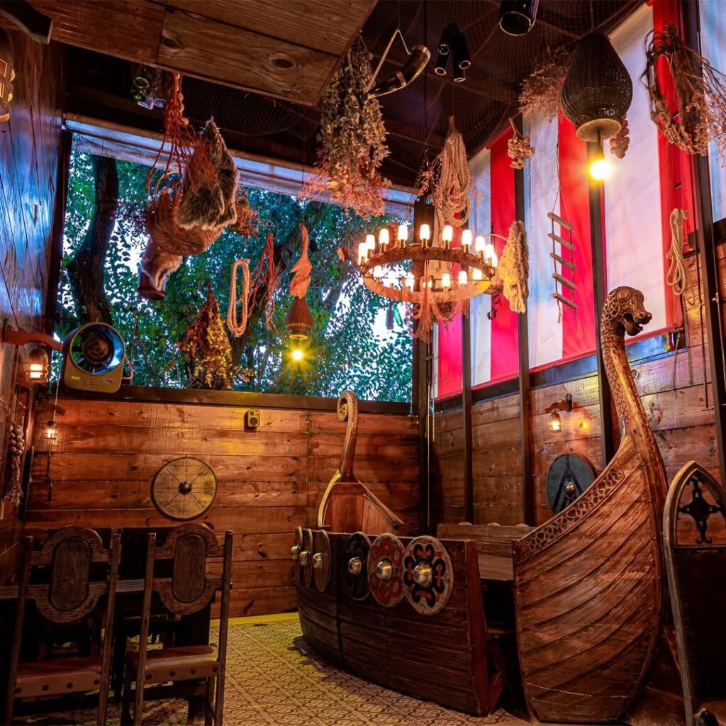 ambiente de um restaurante temático