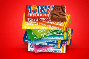 Tony’s Chocolonely exemplificando como uma marca ou um restaurante podem ser sustentável
