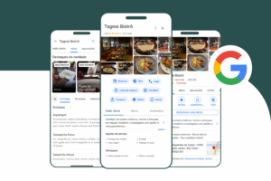 Interface Google meu negócio
