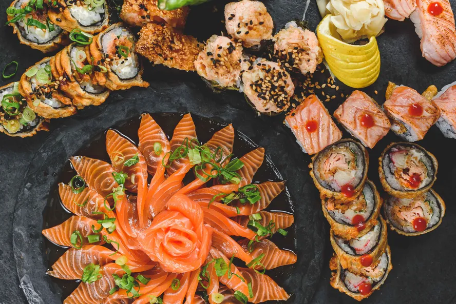 pratos da Temakeria que utiliza Tagme para o menu digital e suas reservas