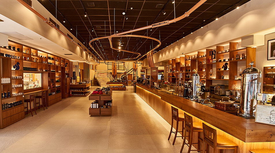 Ambiente do restaurante Nolita Roastery